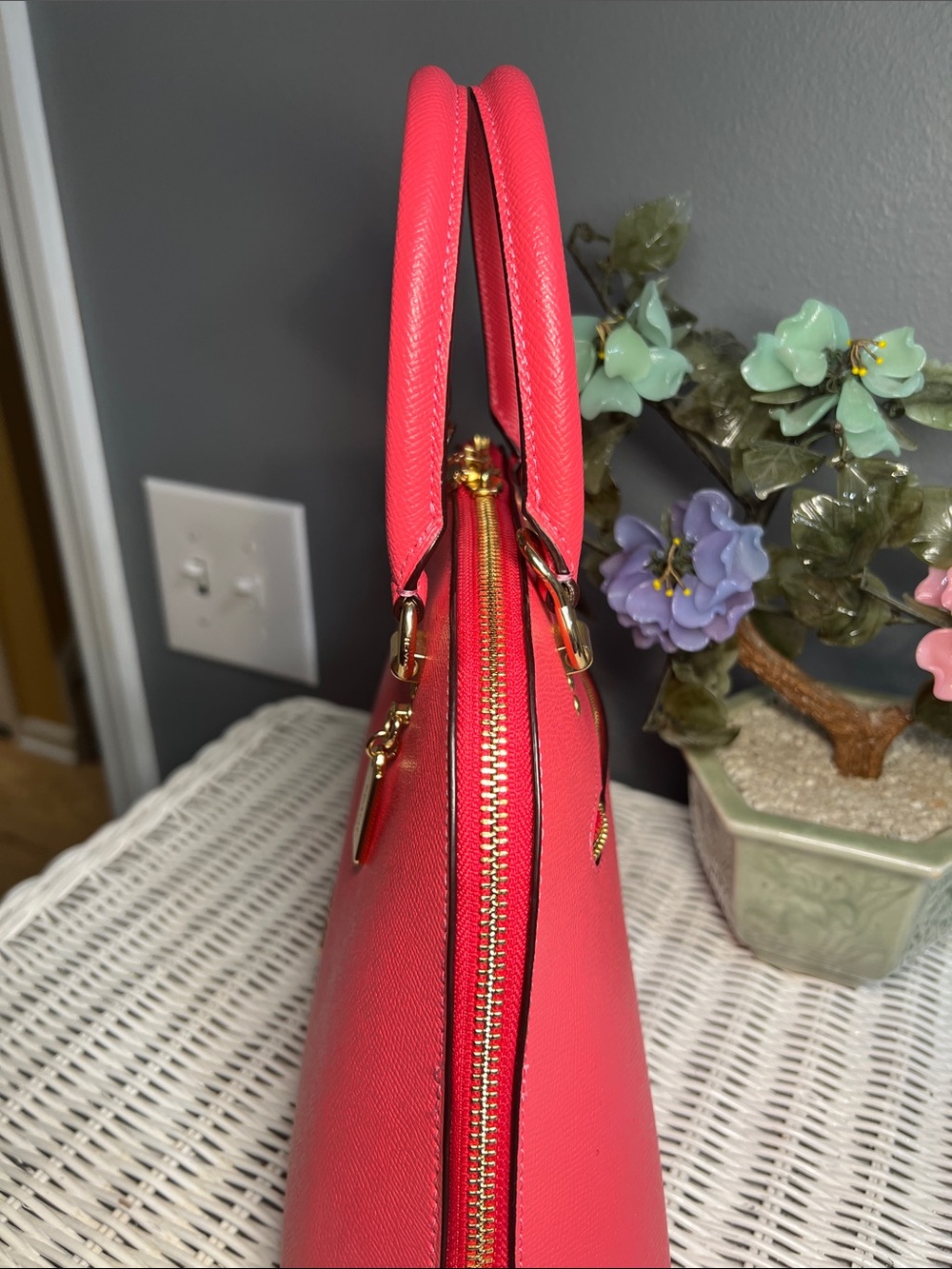 Coach Large Katy Dome Satchel - Picture 8 of 17